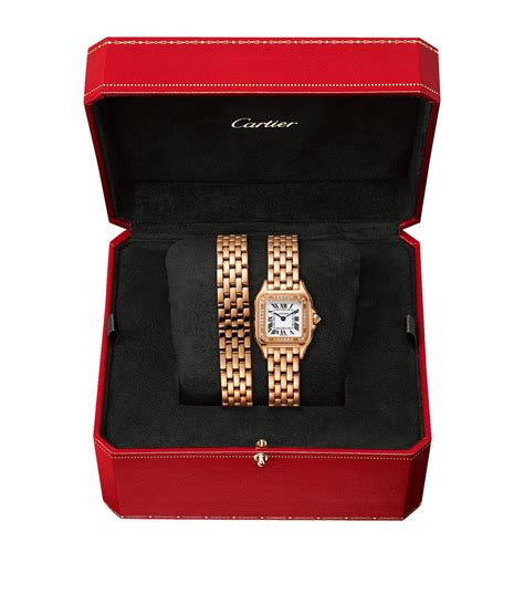 cartier panthere double loop watch|Cartier Panthere watch with diamonds.